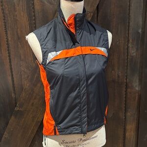 Nike Black and Orange reflective running Vest